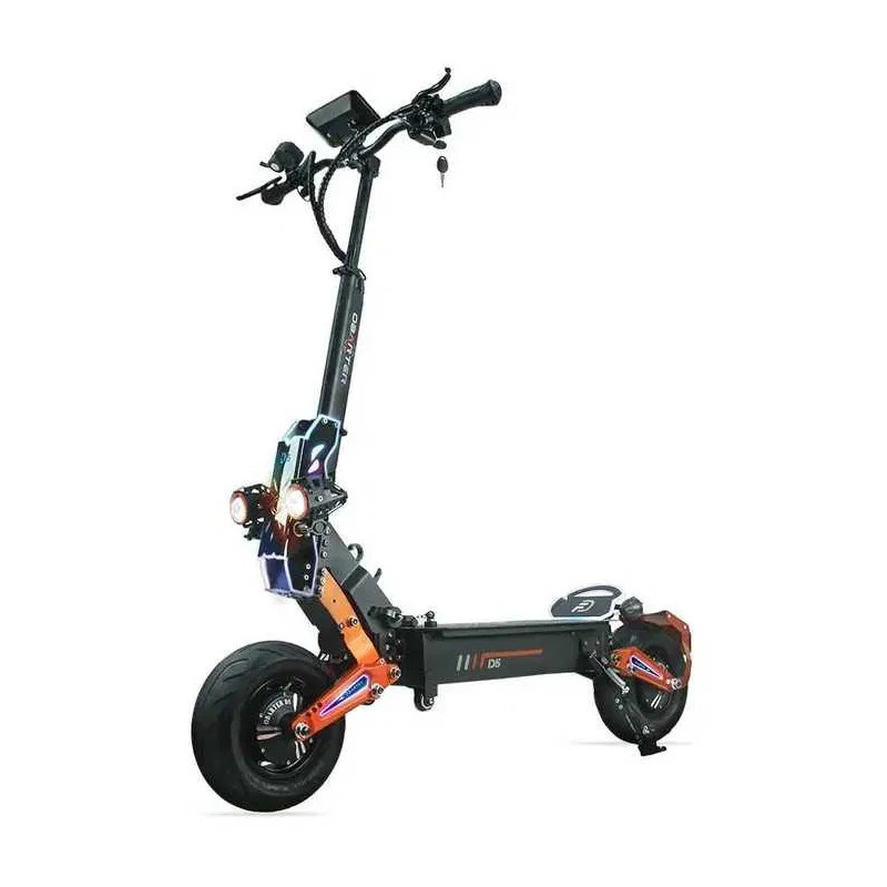 Електрически скутер Quickwheel D5 5000W, 48V/35Ah, 12 инча – Мощност и скорост за екстремни пътувания