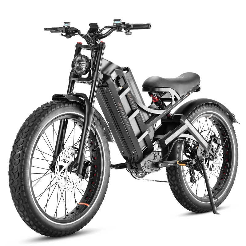 Eahora Romeo Pro 2 – 3000W Dual Motor Fatbike, 52V 70Ah батерия, пълен амортисьор, 74 km/h