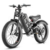 Eahora Romeo Pro 2 – 3000W Dual Motor Fatbike, 52V 70Ah батерия, пълен амортисьор, 74 km/h
