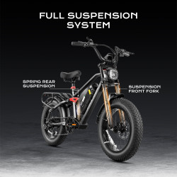 Eahora Terra  – 1000W електрически велосипед 48V 15Ah, 20” Fat Tire, 53 km/h
