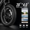 Eahora Terra  – 1000W електрически велосипед 48V 15Ah, 20” Fat Tire, 53 km/h