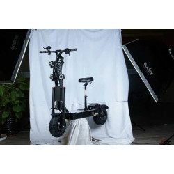 Офроуд електрическа тротинетка Quickwheel Viper 10000W, 72V/40Ah – Непобедима мощност за екстремни условия