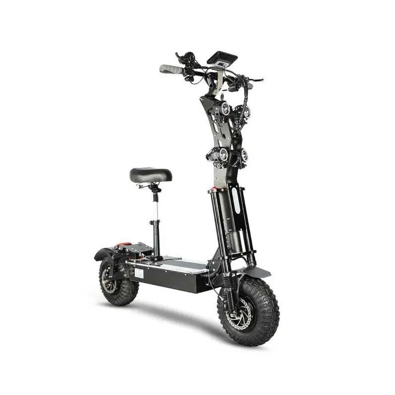 Офроуд електрическа тротинетка Quickwheel Viper 10000W, 72V/40Ah – Непобедима мощност за екстремни условия