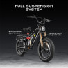 Eahora Terra 2 48V 1500W Dual Motor Fat Tire електрически велосипед