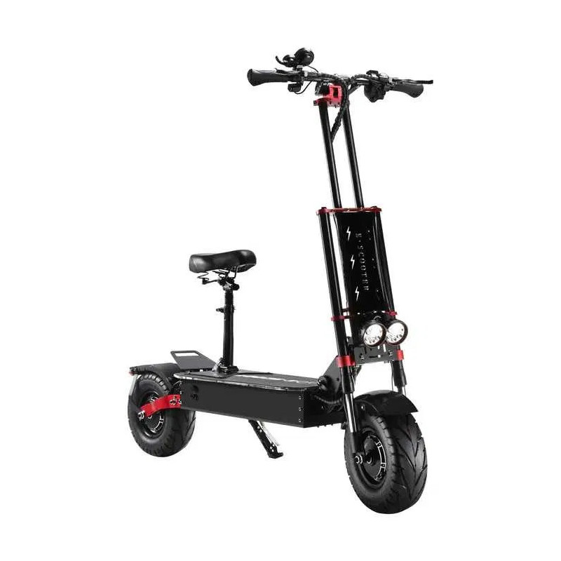 Офроуд електрическа тротинетка Quickwheel Explorer Plus 8000W, 60V/43Ah – Мощност и стабилност за най-трудните терени