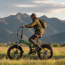 Сгъваем електрически велосипед Eletronbike OD20 350W 48V до 100 км
