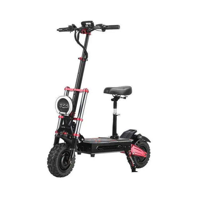Офроуд електрическа тротинетка Quickwheel GT 6000W, 38Ah + NFC система – Мощност и сигурност за всякакви терени