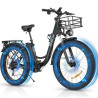 Ridstar MN26 Електрически Велосипед 26" 48V 20Ah Fat Tire | До 60 км Пробег