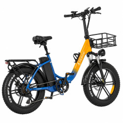 Ridstar MN-20 Сгъваем Електрически Велосипед 1000W 48V 15Ah Fat Tire