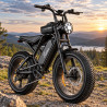 Електрически велосипед LOOKRUN K20, 1500W, 48V 18.2Ah, 45 км/ч, до 120 км
