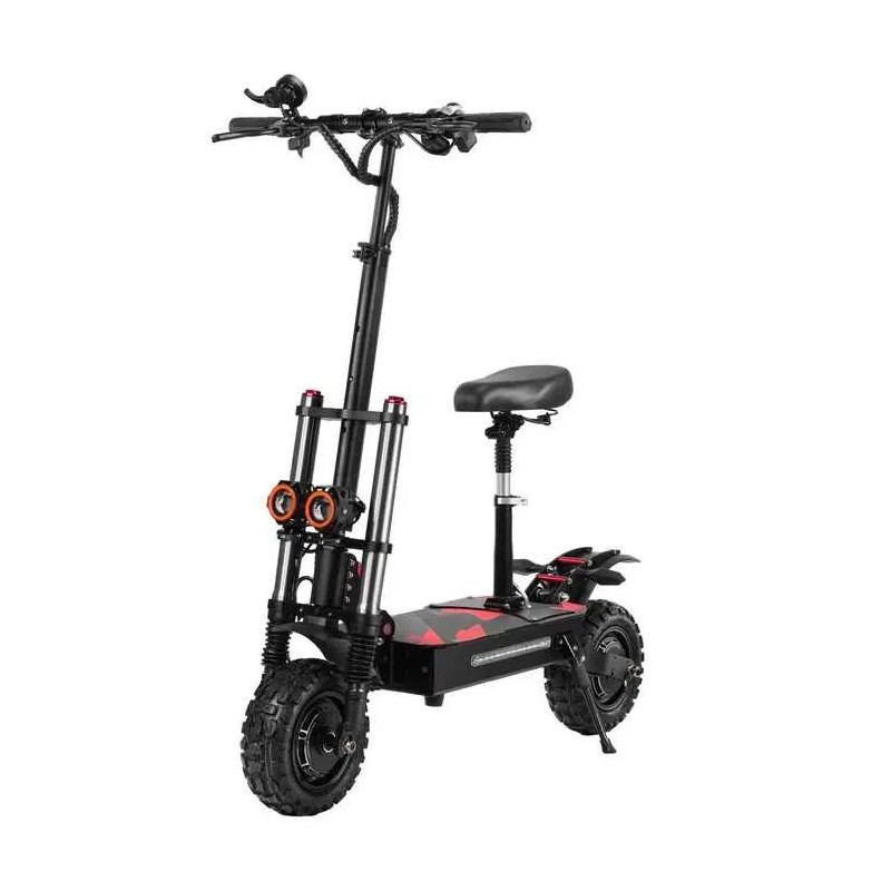 Офроуд електрическа тротинетка Quickwheel Explorer 6000W, 60V/38Ah – Мощност и ефективност за тежки терени