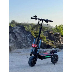 Офроуд електрическа тротинетка Quickwheel Explorer 6000W, 60V/38Ah – Мощност и ефективност за тежки терени