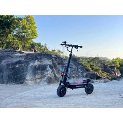 Офроуд електрическа тротинетка Quickwheel Explorer 6000W, 60V/38Ah – Мощност и ефективност за тежки терени