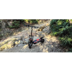 Офроуд електрическа тротинетка Quickwheel Explorer 6000W, 60V/38Ah – Мощност и ефективност за тежки терени