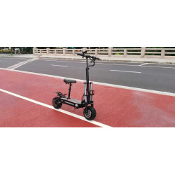 Офроуд електрическа тротинетка Quickwheel Explorer 6000W, 60V/38Ah – Мощност и ефективност за тежки терени