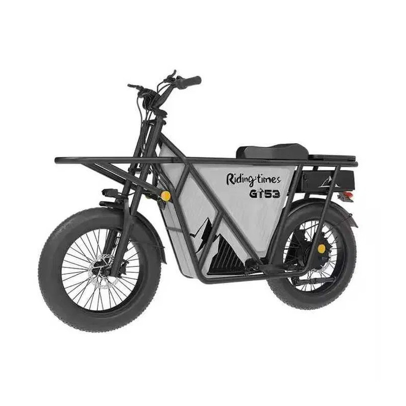 Електрически велосипед GT53 CARGO EBIKE, 1000W, 48V, 23.4Ah – Мощност и издръжливост за товарни пътувания