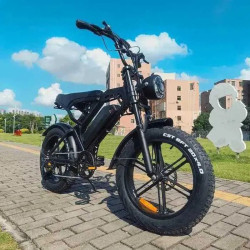 Електрически велосипед Electric V8, 750W, 15Ah – Черен цвят, Мощност и стил