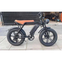 Електрически велосипед Electric V8, 750W, 15Ah – Кафяв цвят, Мощност и стил