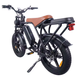 Електрически велосипед Electric V8, 750W, 15Ah – Кафяв цвят, Мощност и стил