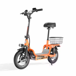 Сгъваем електрически велосипед HEZZO T3 с кош, 500W, 15Ah/48V – Практичност и мощност