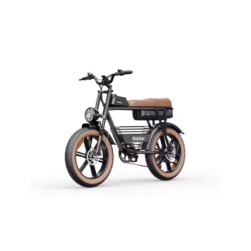 Ridstar CR20 – Електрически велосипед 1000W, 48V 15Ah, 20" Fat гуми, Офроуд и градско каране