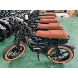 Ridstar CR20 – Електрически велосипед 1000W, 48V 15Ah, 20" Fat гуми, Офроуд и градско каране
