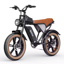 Ridstar Q20-Luxe – Електрически велосипед 1000W, 48V 20Ah, 20" Fat гуми, Маслени спирачки