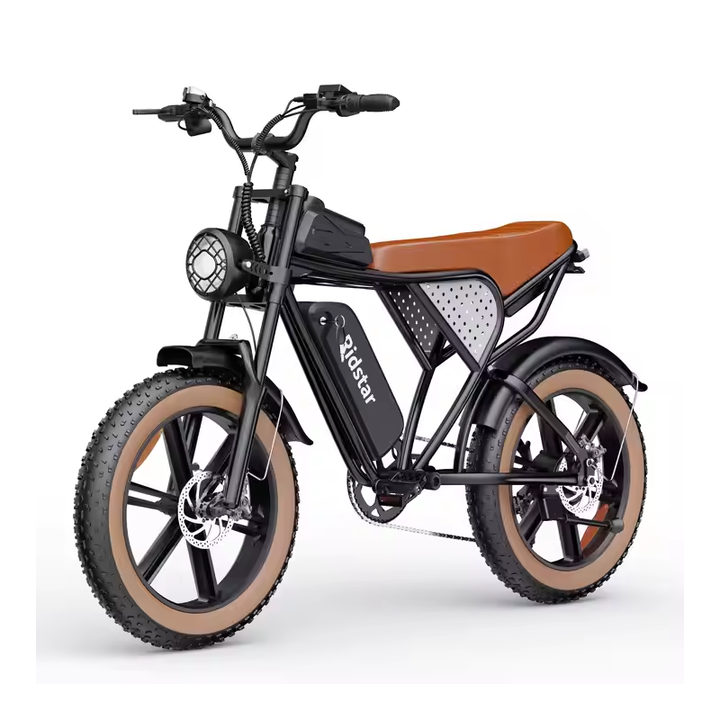 Ridstar Q20-Luxe – Електрически велосипед 1000W, 48V 20Ah, 20" Fat гуми, Маслени спирачки