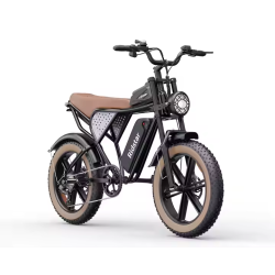 Ridstar Q20-Luxe – Електрически велосипед 1000W, 48V 20Ah, 20" Fat гуми, Маслени спирачки