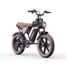 Ridstar Q20-Luxe – Електрически велосипед 1000W, 48V 20Ah, 20" Fat гуми, Маслени спирачки