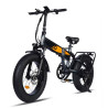 HEZZO T7 – Сгъваем електрически велосипед 750W, 48V, с дебели гуми