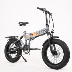 HEZZO T7 – Сгъваем електрически велосипед 750W, 48V, с дебели гуми