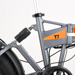 HEZZO T7 – Сгъваем електрически велосипед 750W, 48V, с дебели гуми