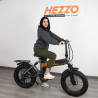 HEZZO T7 – Сгъваем електрически велосипед 750W, 48V, с дебели гуми